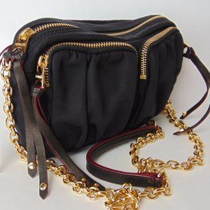 New MZ WALLACE Black Penny Bedford Crossbody Bag